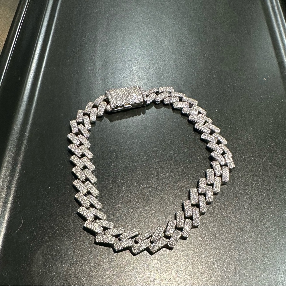 Silver Cuban Link Bracelet